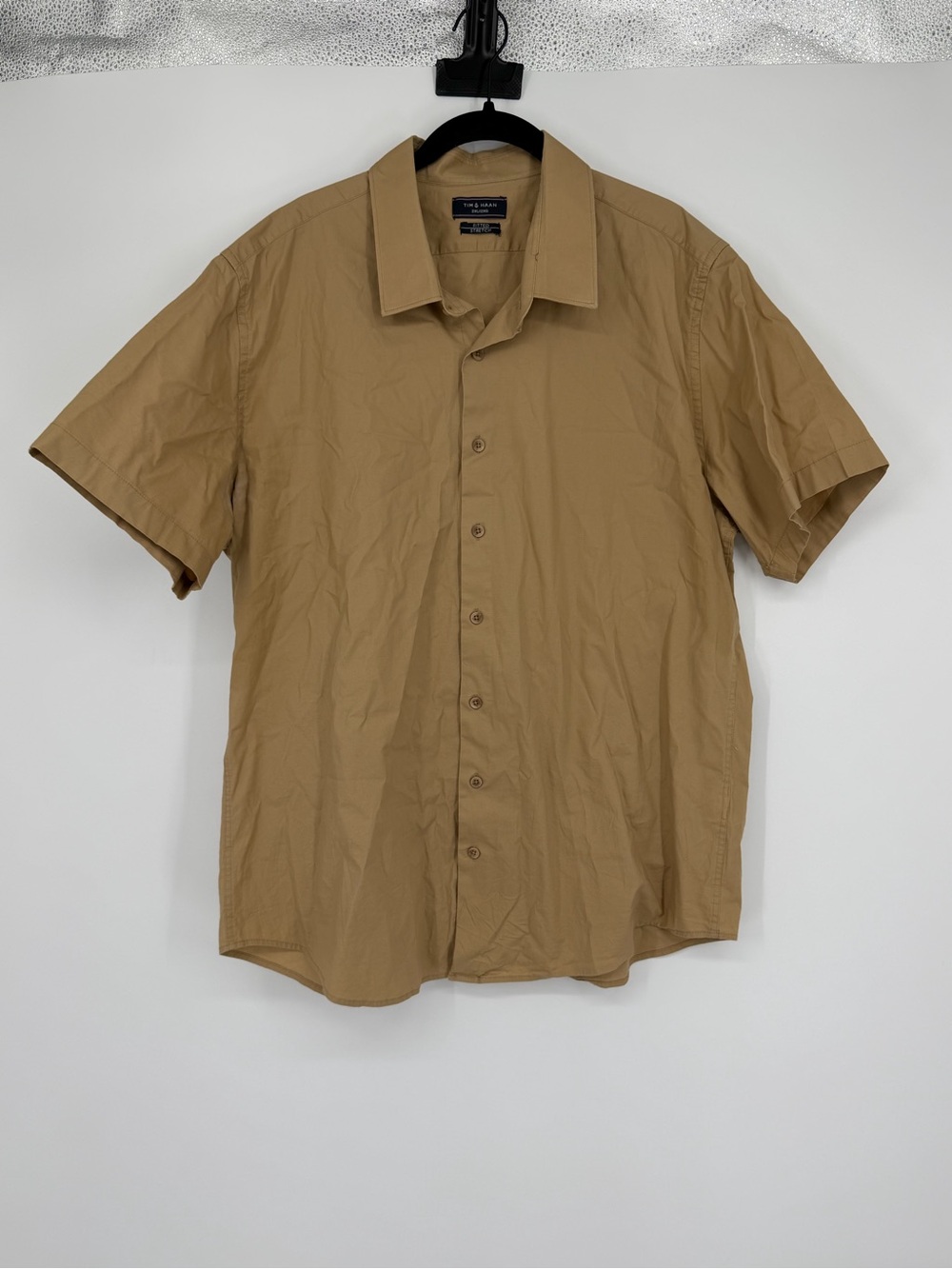 Tim Haan 2XL short sleeve men’s button up
